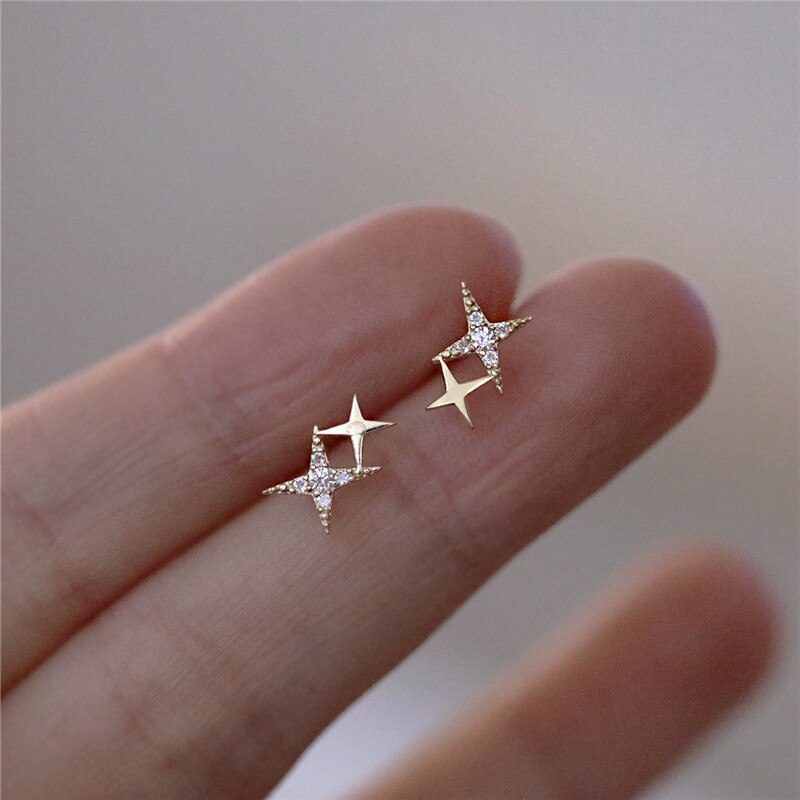 Celestial Star Stud Earrings