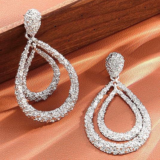 Glitzy Drops Earrings