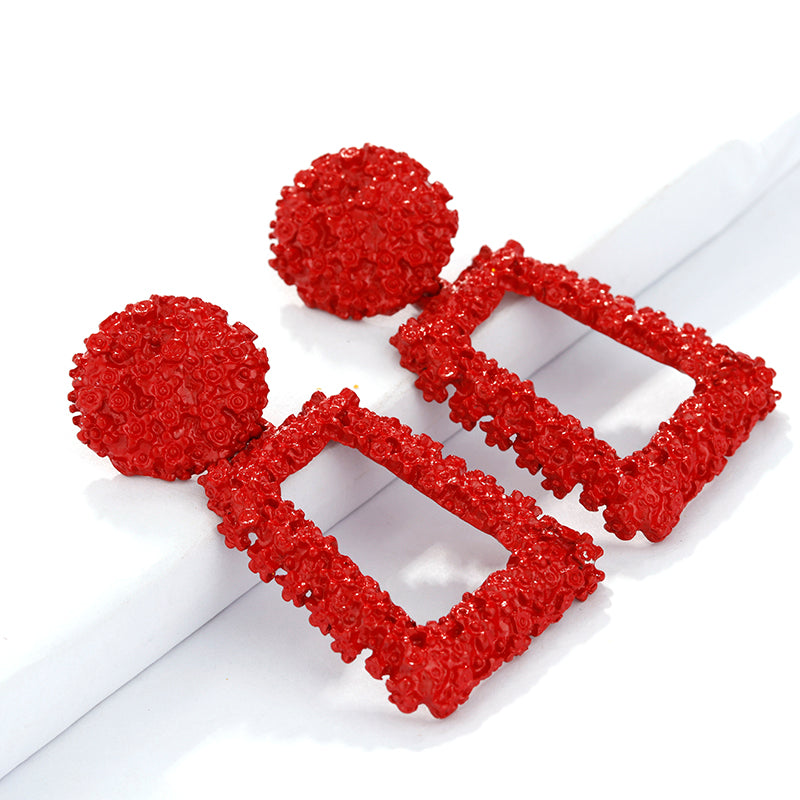 Square Statements Earrings