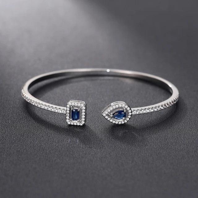 Gemstone Pavé Cuff Bracelet
