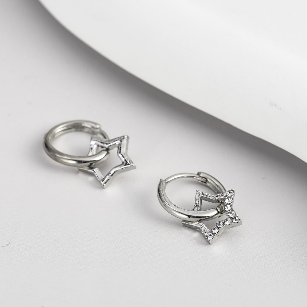 Starry Hoops Earrings