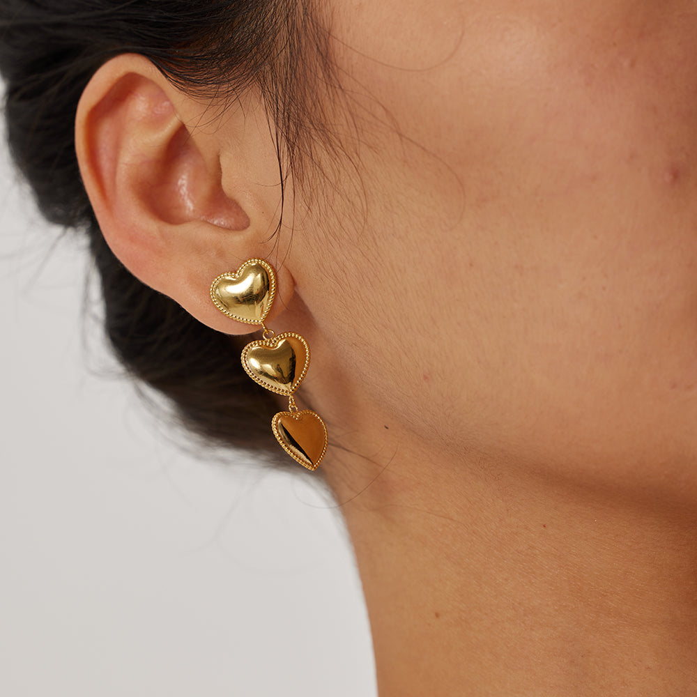 Heartstring Trio Earrings