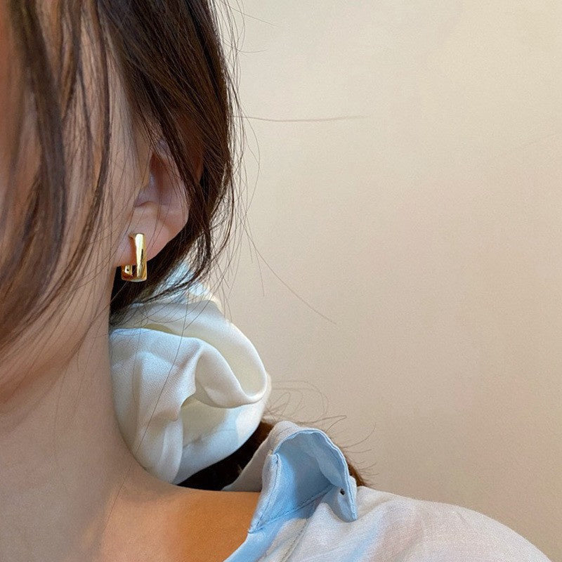 Geometric Hoops Earrings