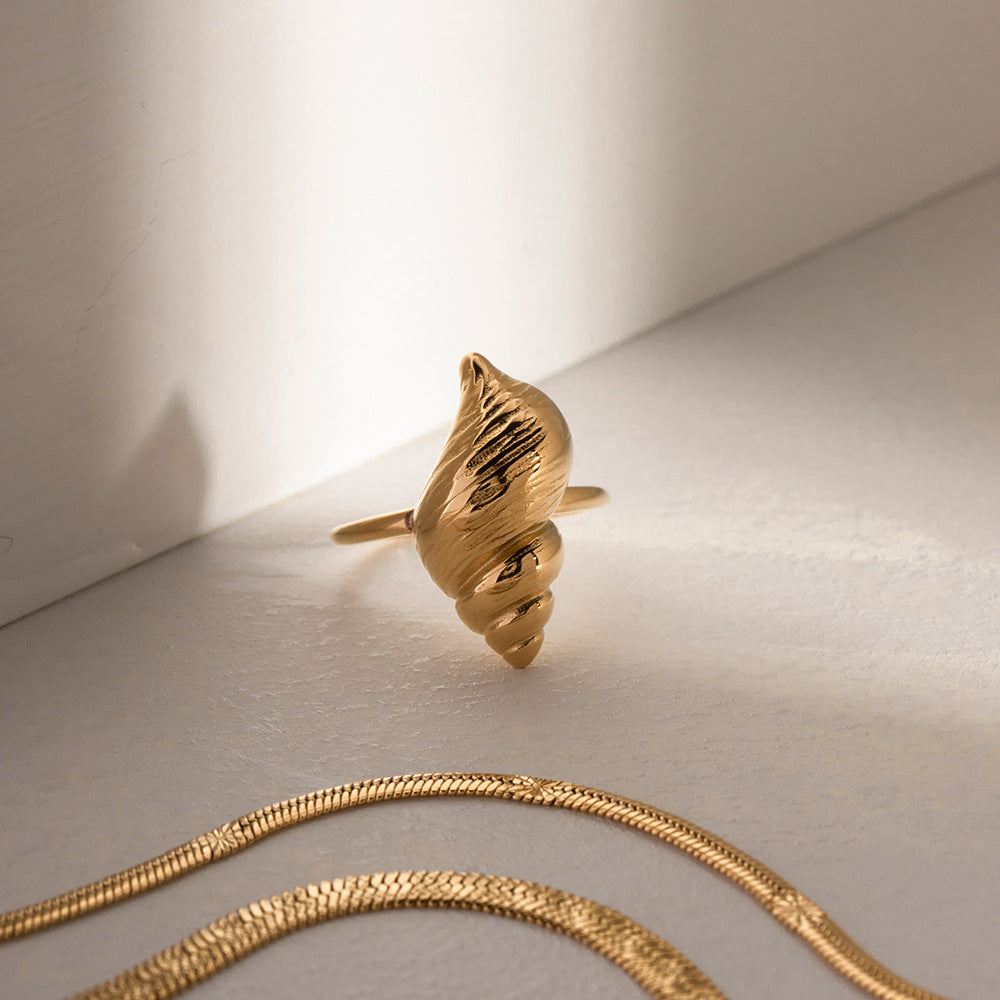 Nautilus Shell Ring