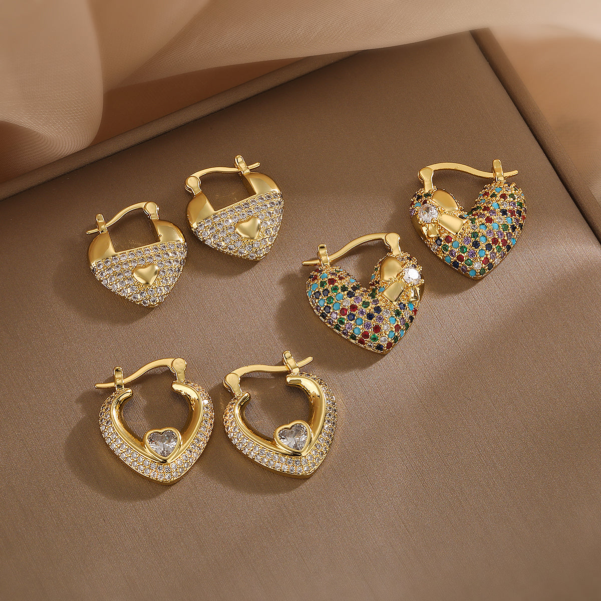 Heartful Orbs Earrings
