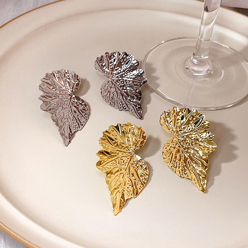LuxLeaf Duo Earrings
