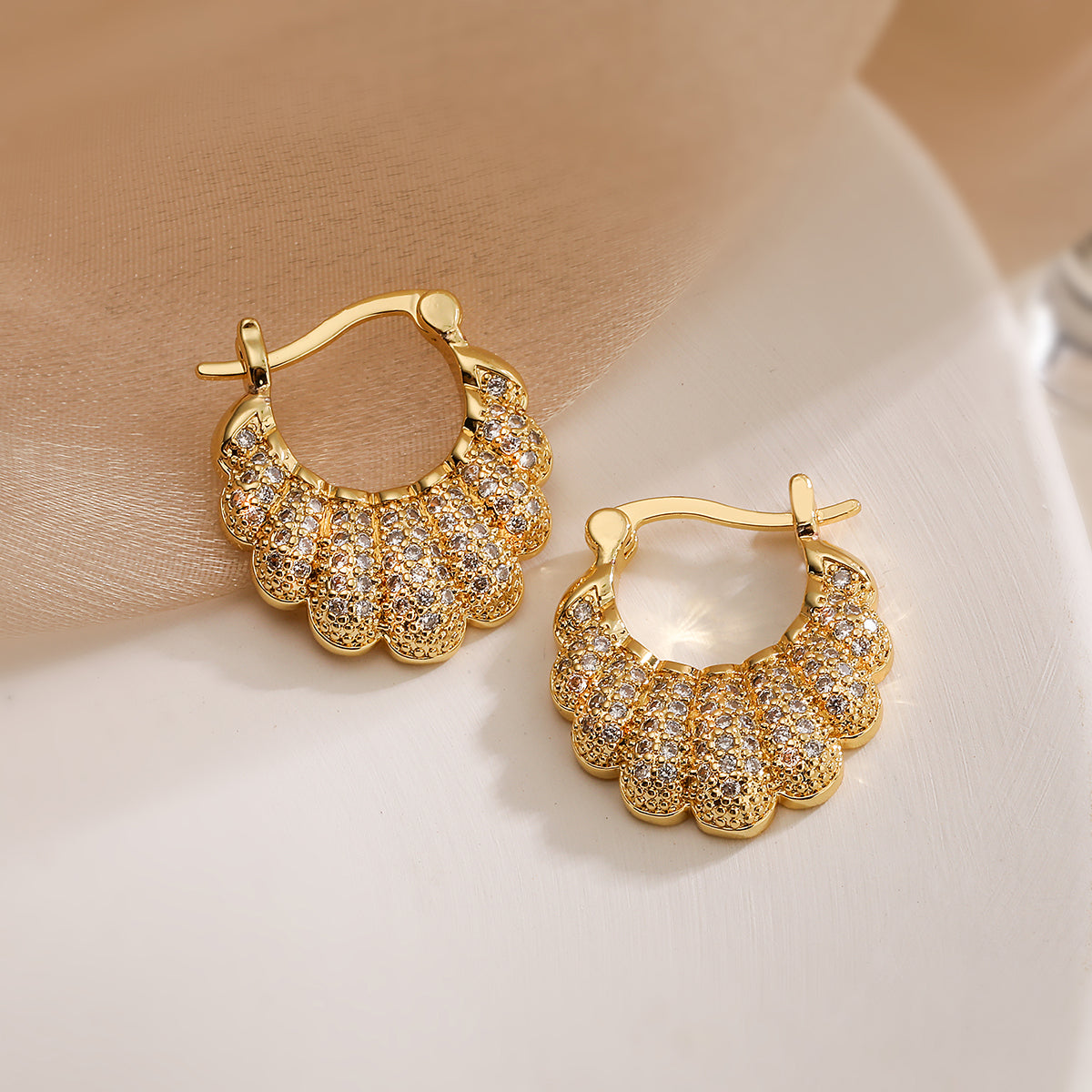 Sparkly Crescents Earrings