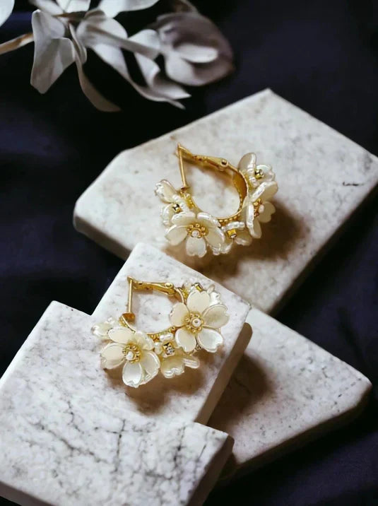 Blossom Hoops Earrings