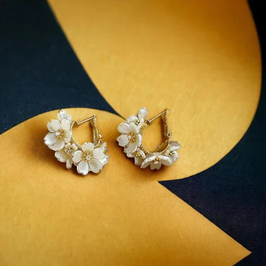 Blossom Hoops Earrings