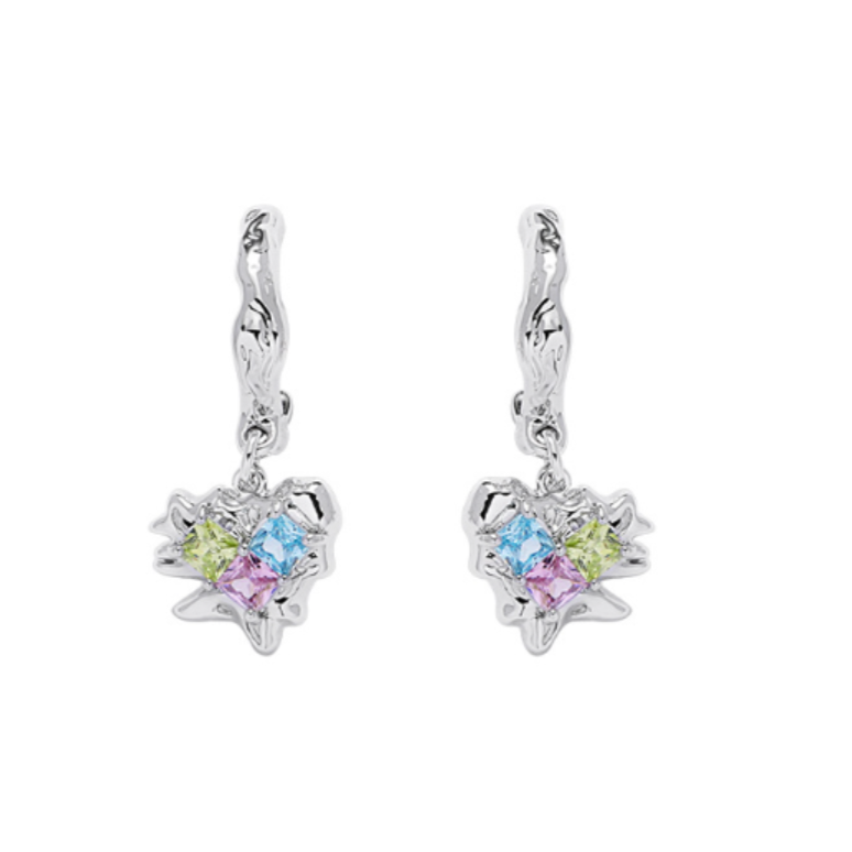 Rainbow Drops Earrings