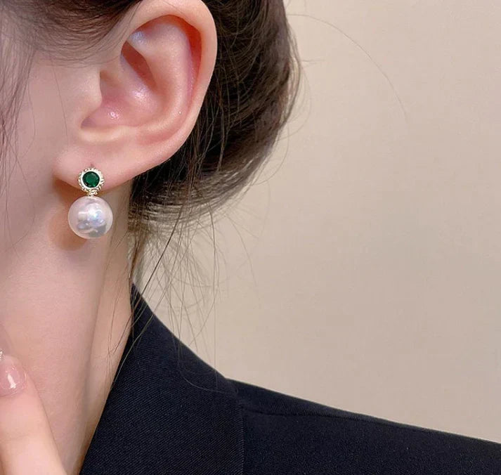 Emerald Elegance Earrings