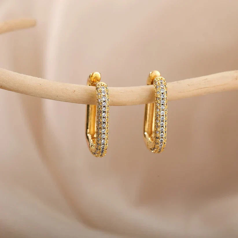 Sparkly Squares Earrings