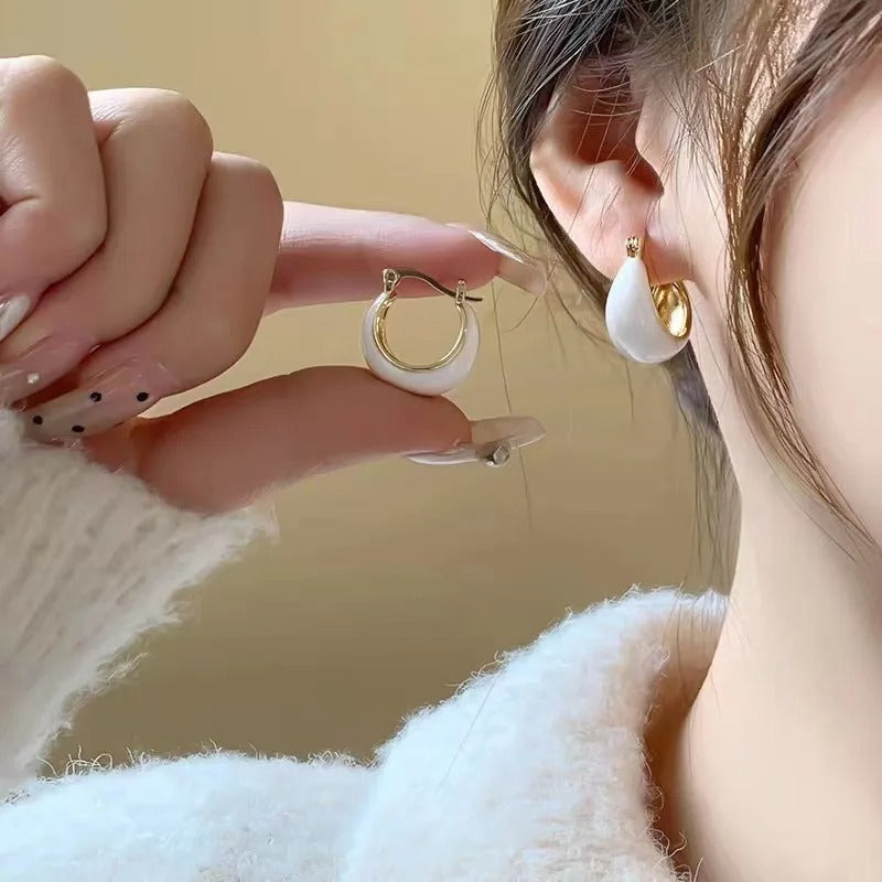 Chocolate Hoops Earrings