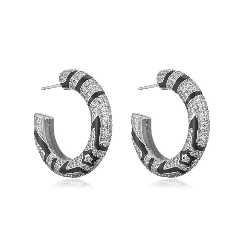 Starry Stripes Earrings