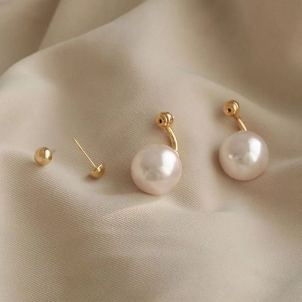 Gilded Round Earrings