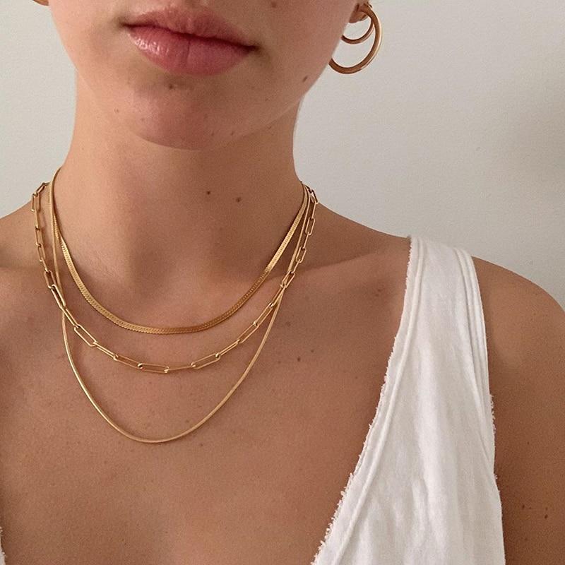 Chain Necklace Set