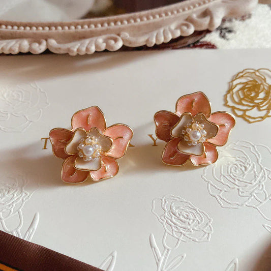 Rosy Blooms Earrings