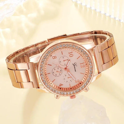 Heart Watch & Jewelry Set