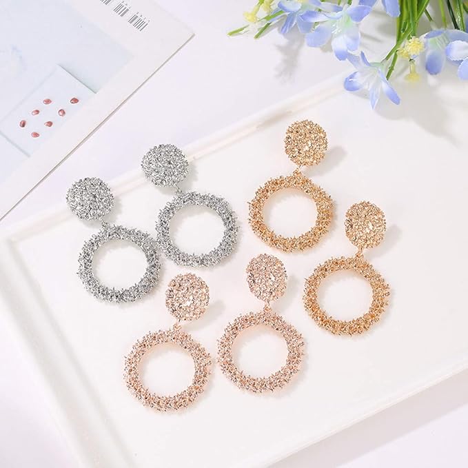 Trendy Circles Earrings