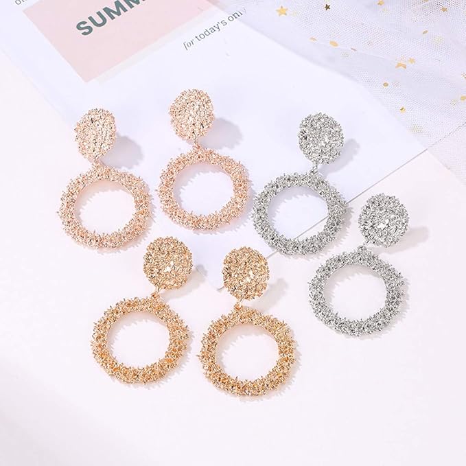Trendy Circles Earrings