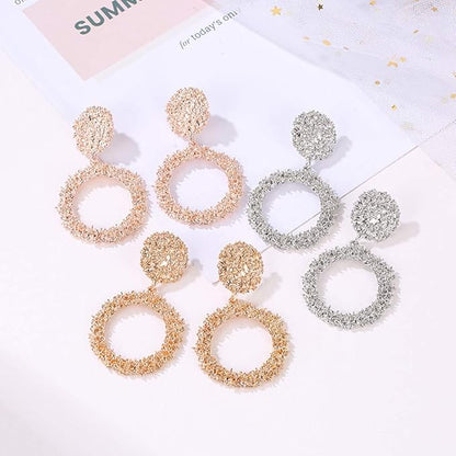 Trendy Circles Earrings