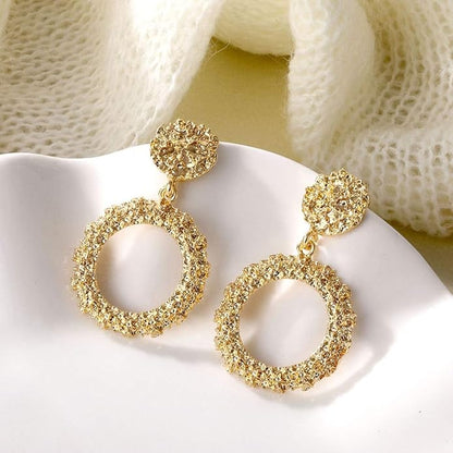 Trendy Circles Earrings