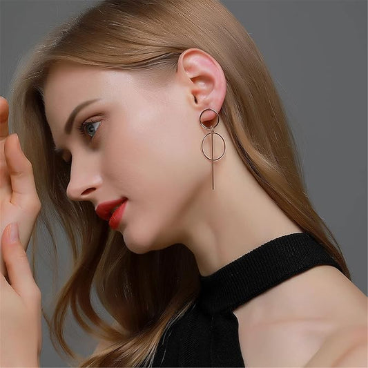 Geometric Dangles Earrings