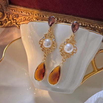 Pearl Cascade Drop Earrings