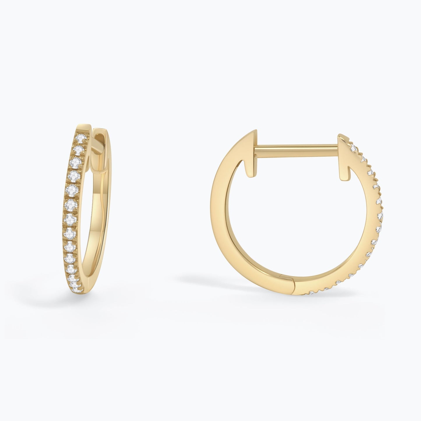 Sparkly Hoops Earrings