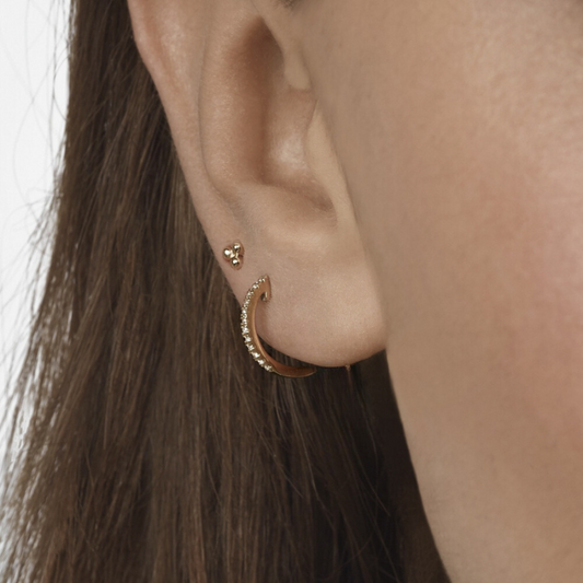 Sparkly Hoops Earrings