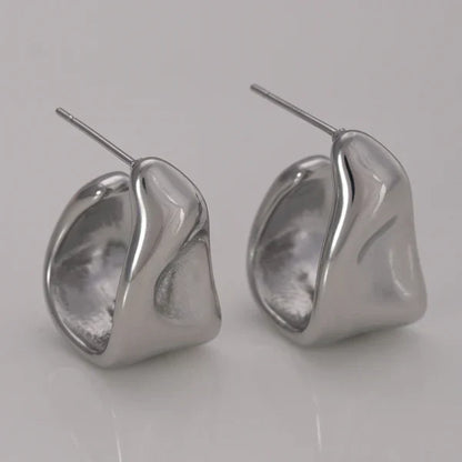 Molten Crescents Earrings