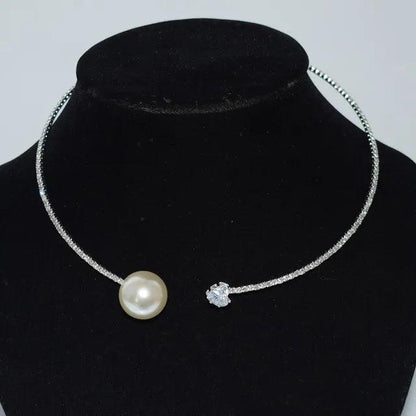 Open Heart Collar Necklace