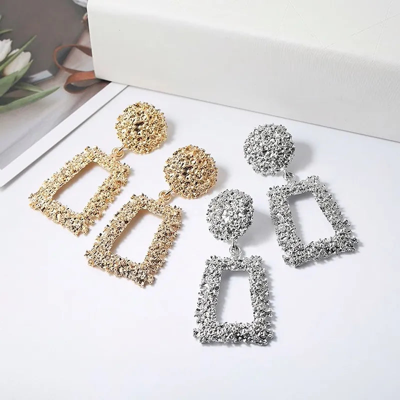 Square Statements Earrings