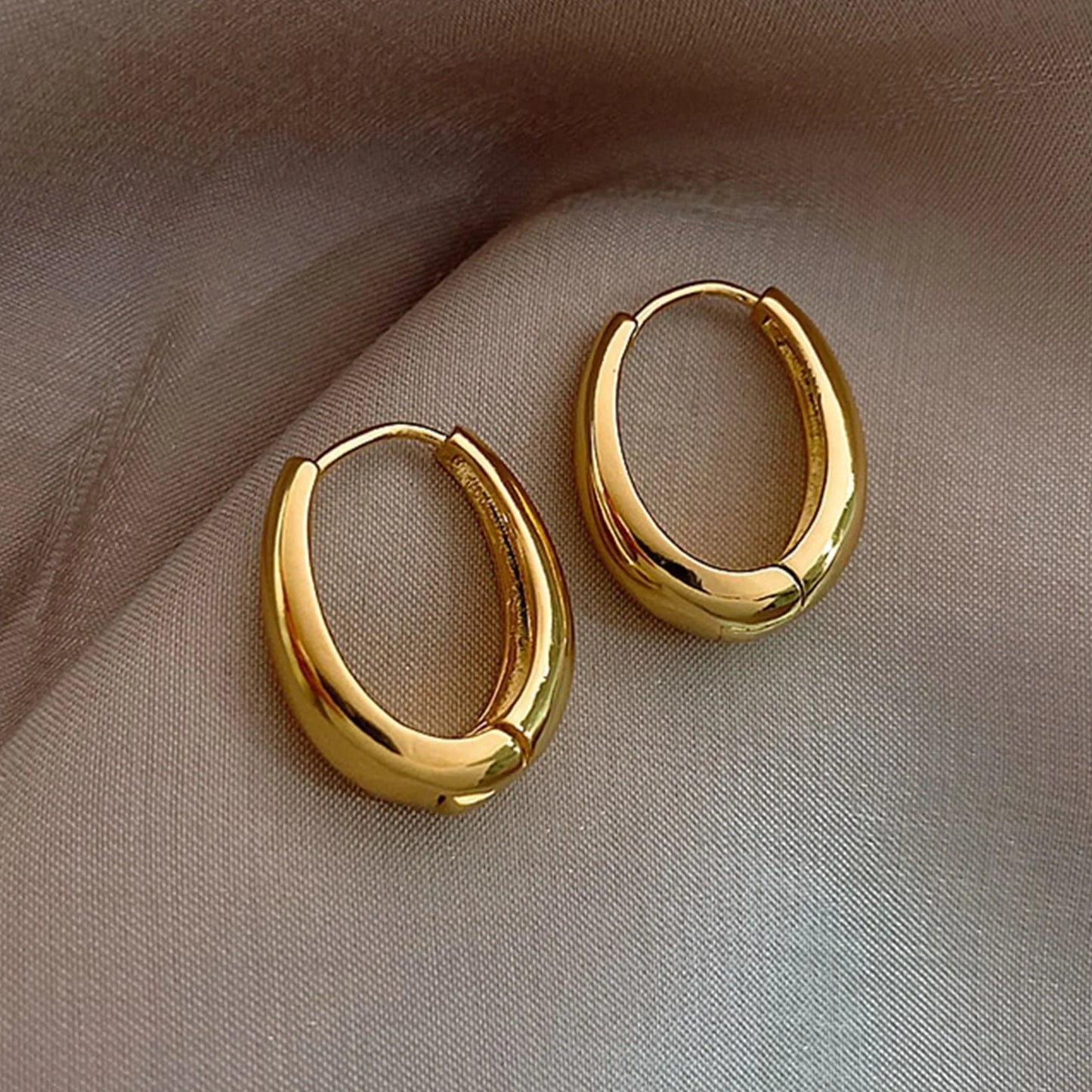 Bolt Hoops Earrings