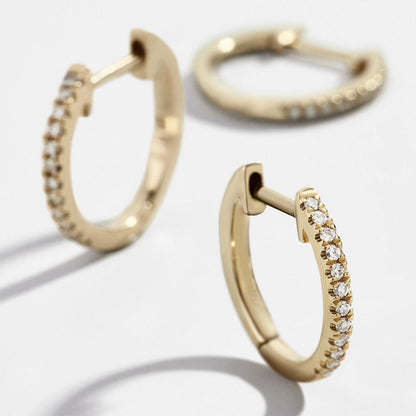 Sparkly Hoops Earrings