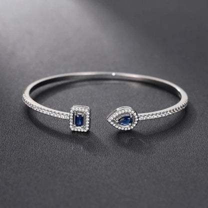 Gemstone Pavé Cuff Bracelet