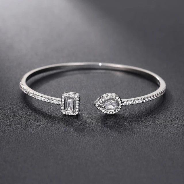 Gemstone Pavé Cuff Bracelet