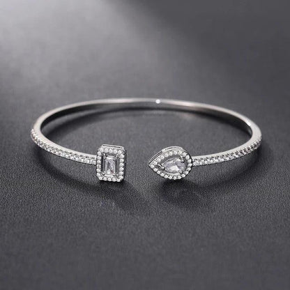 Gemstone Pavé Cuff Bracelet