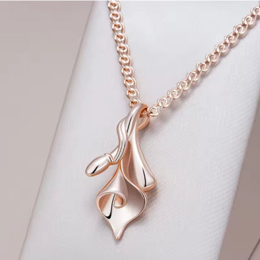 Elegant irregular gold necklace - Lunae