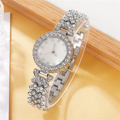 Crystal Accent Watch & Jewelry Set