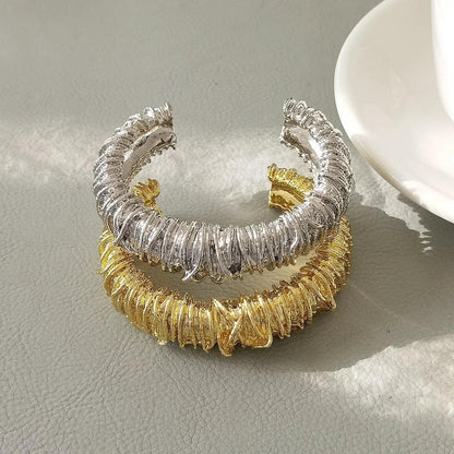 Sculpted Texture Cuff Bracelet