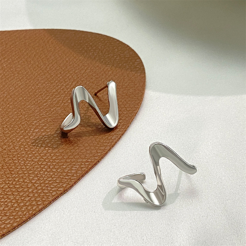 Zigzag Drops Earrings
