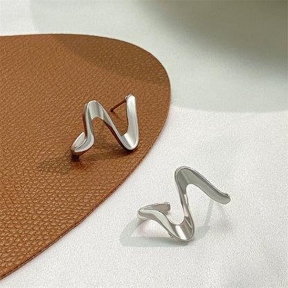 Zigzag Drops Earrings