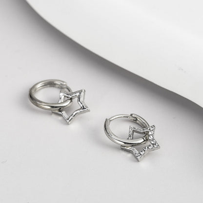 Starry Hoops Earrings