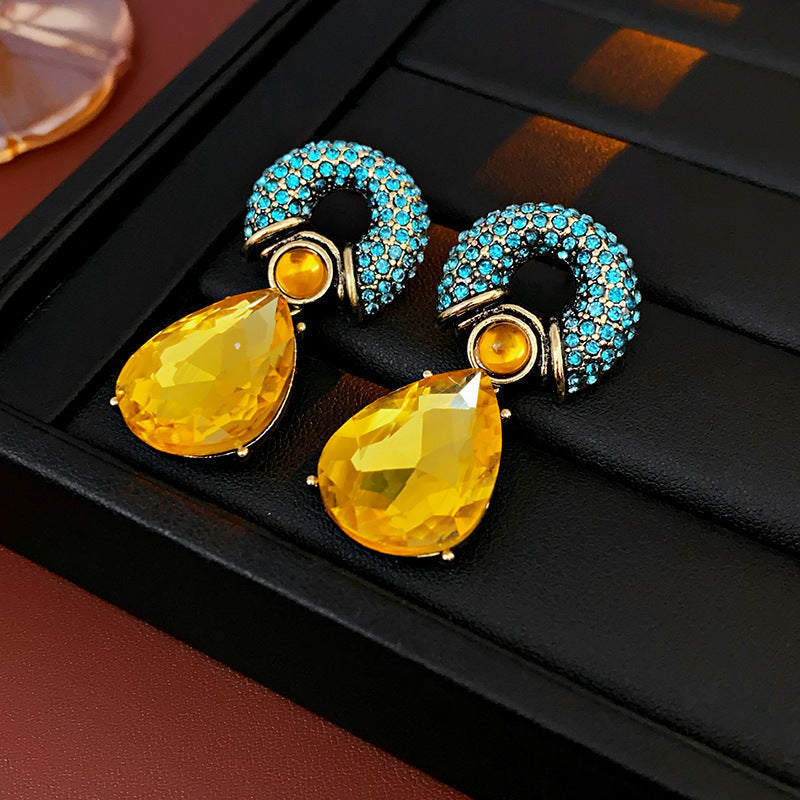 Sunny Drops Statement Earrings