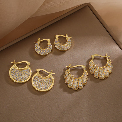 Sparkly Crescents Earrings