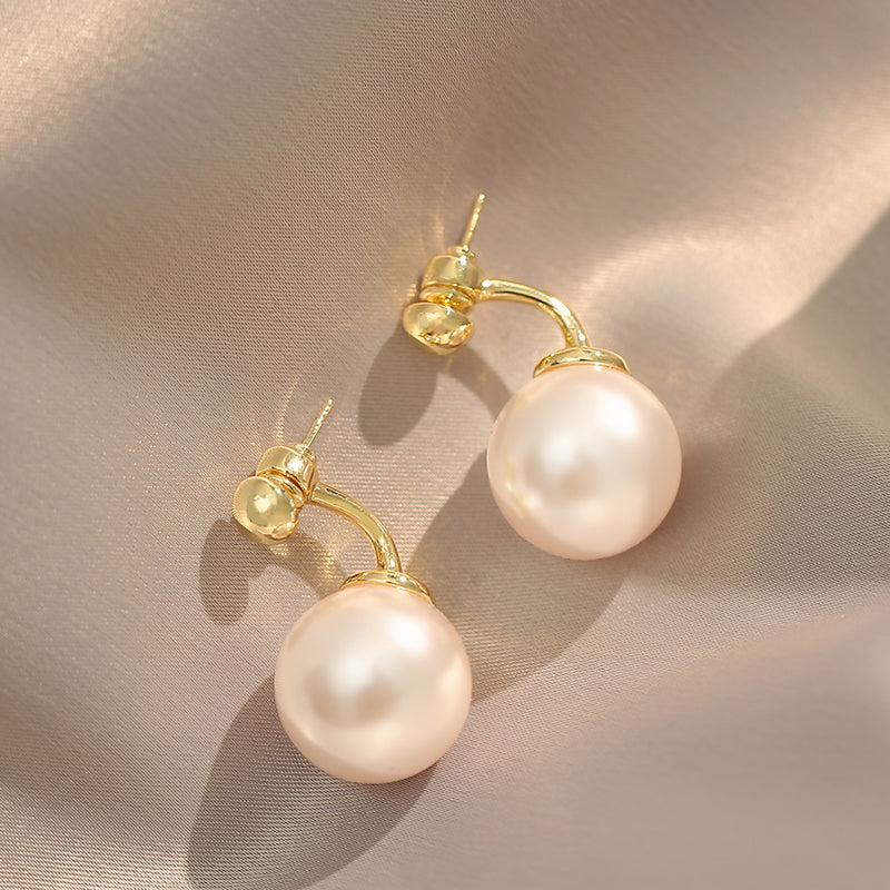 Gilded Round Earrings