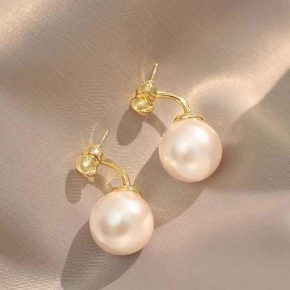 Gilded Round Earrings