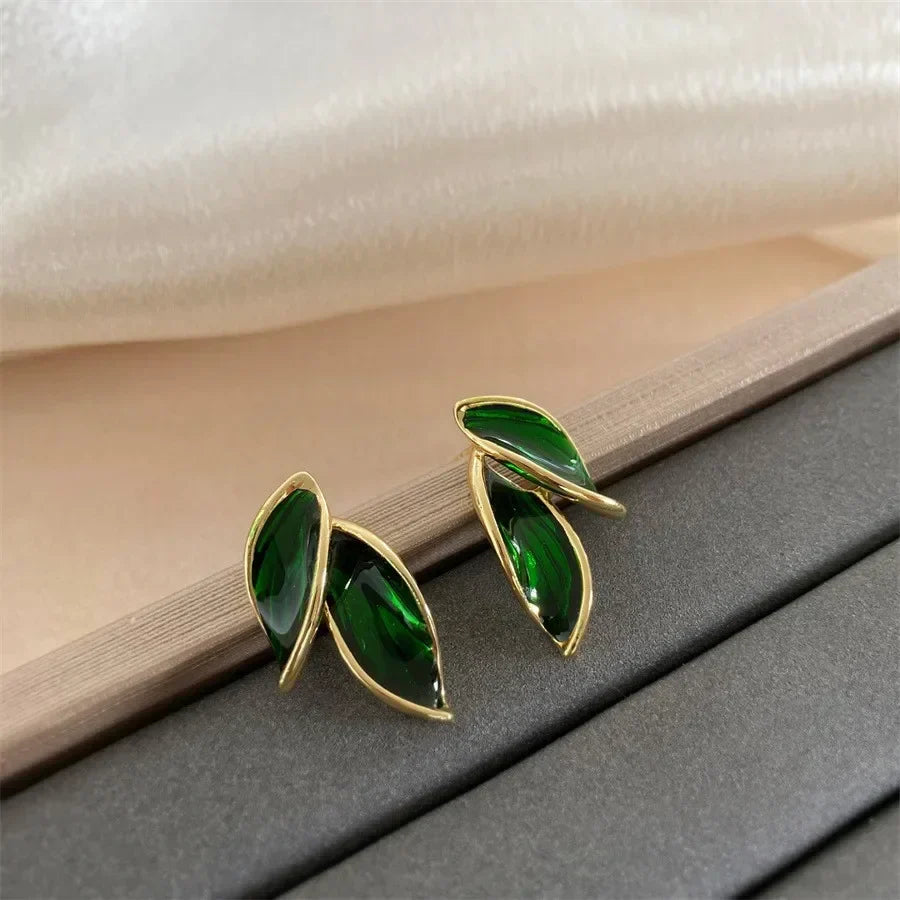 Leaf Duo Stud Earrings