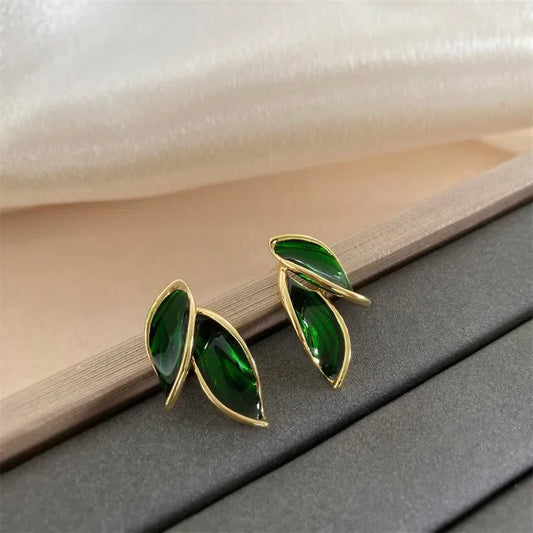 Leaf Duo Stud Earrings